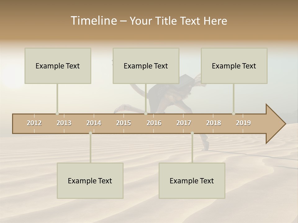 Challenge Desert Energy PowerPoint Template