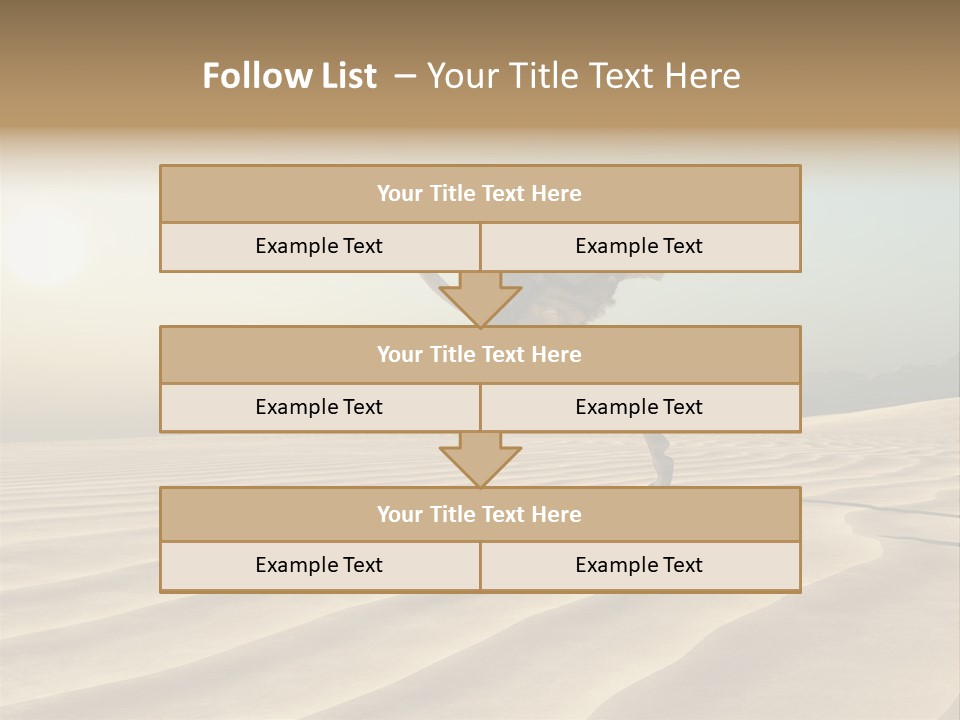 Challenge Desert Energy PowerPoint Template