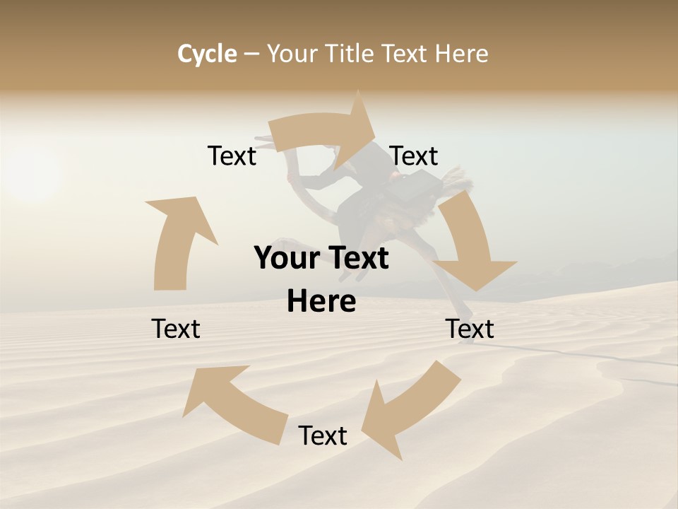 Challenge Desert Energy PowerPoint Template