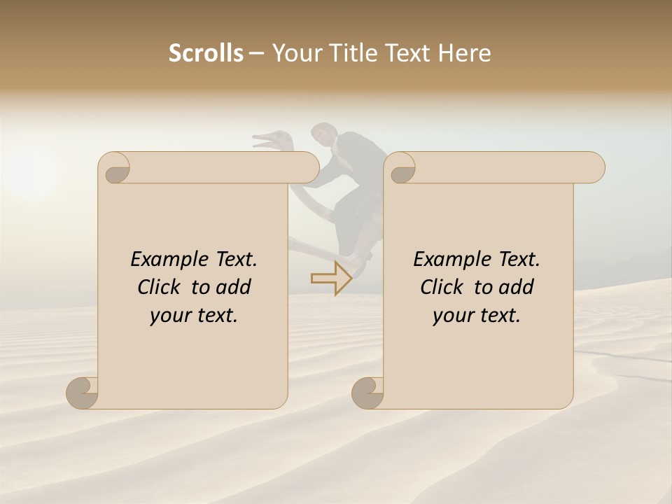 Challenge Desert Energy PowerPoint Template