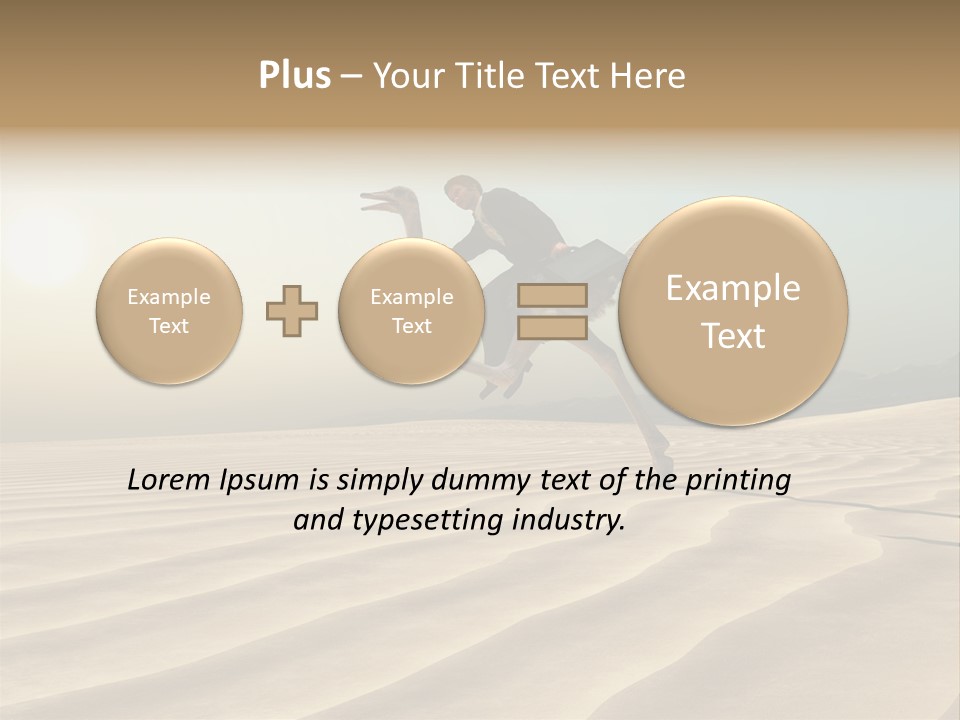 Challenge Desert Energy PowerPoint Template