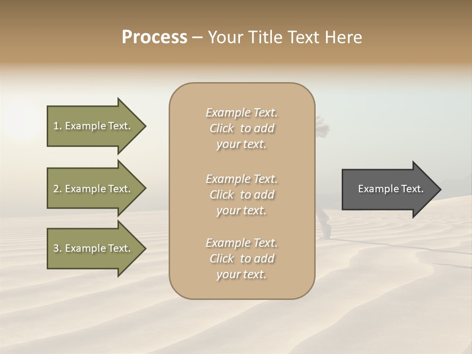 Challenge Desert Energy PowerPoint Template