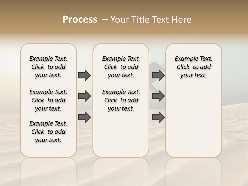 Challenge Desert Energy PowerPoint Template