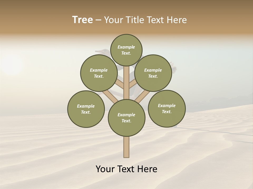 Challenge Desert Energy PowerPoint Template