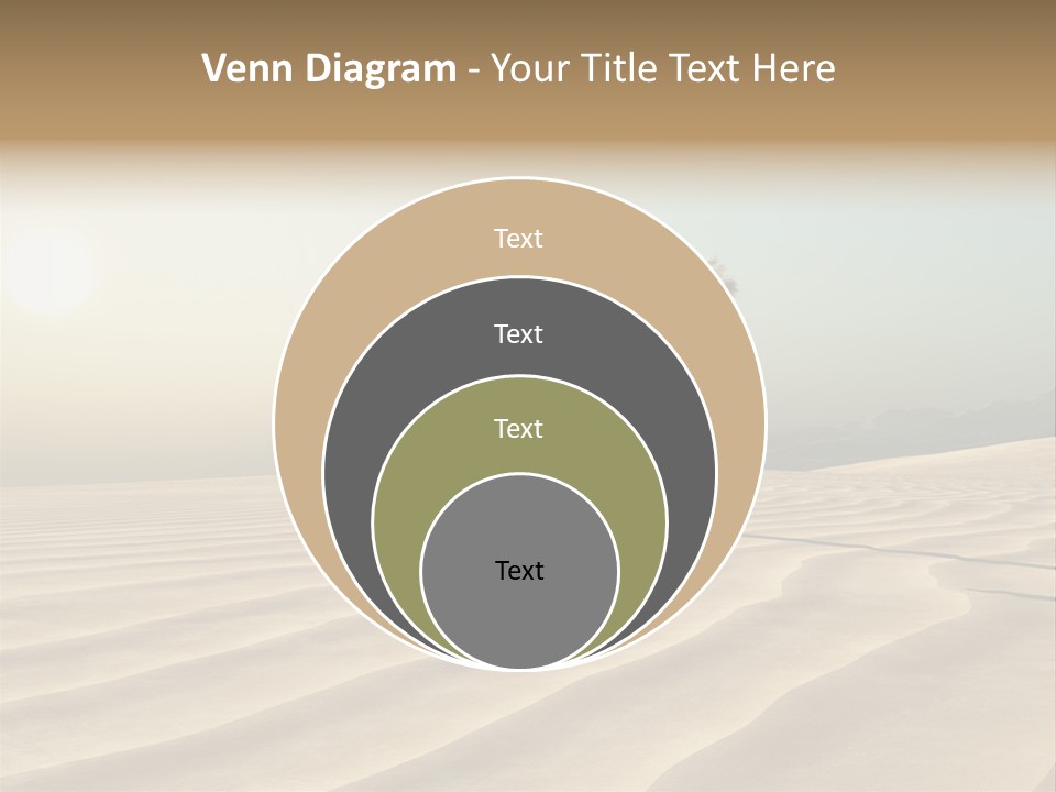 Challenge Desert Energy PowerPoint Template