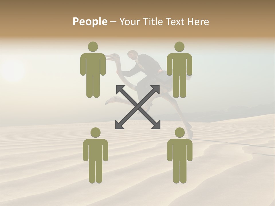 Challenge Desert Energy PowerPoint Template