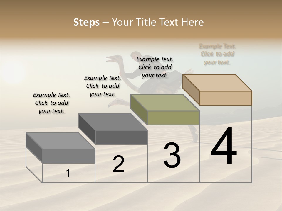 Challenge Desert Energy PowerPoint Template