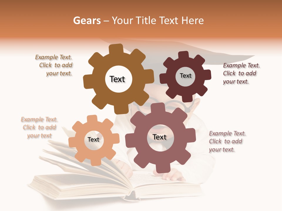 Book Intelligent Infant PowerPoint Template