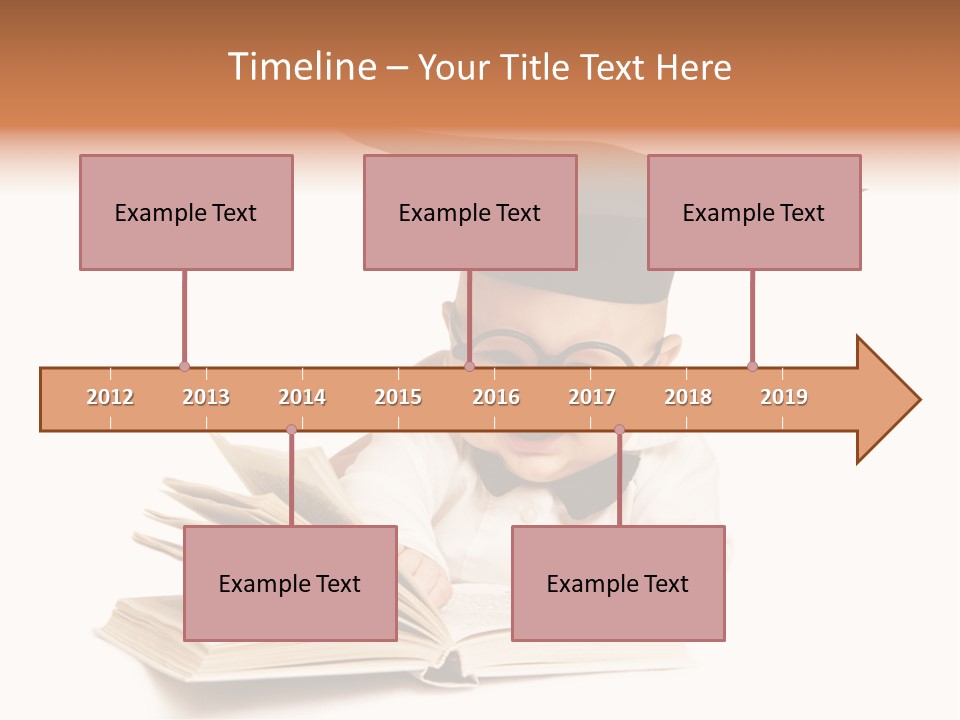 Book Intelligent Infant PowerPoint Template