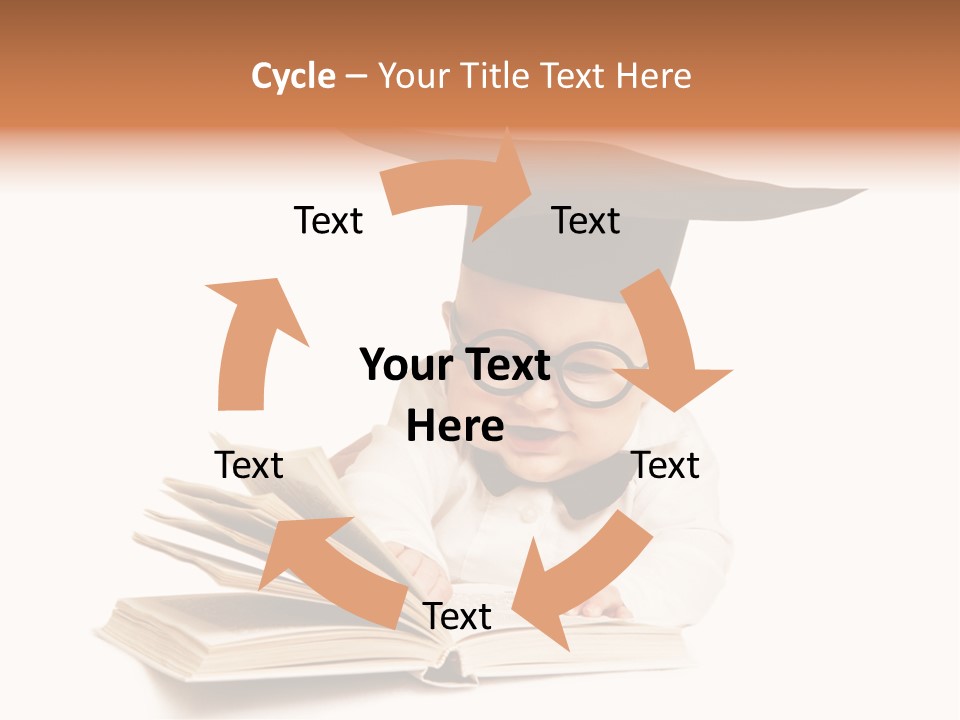 Book Intelligent Infant PowerPoint Template