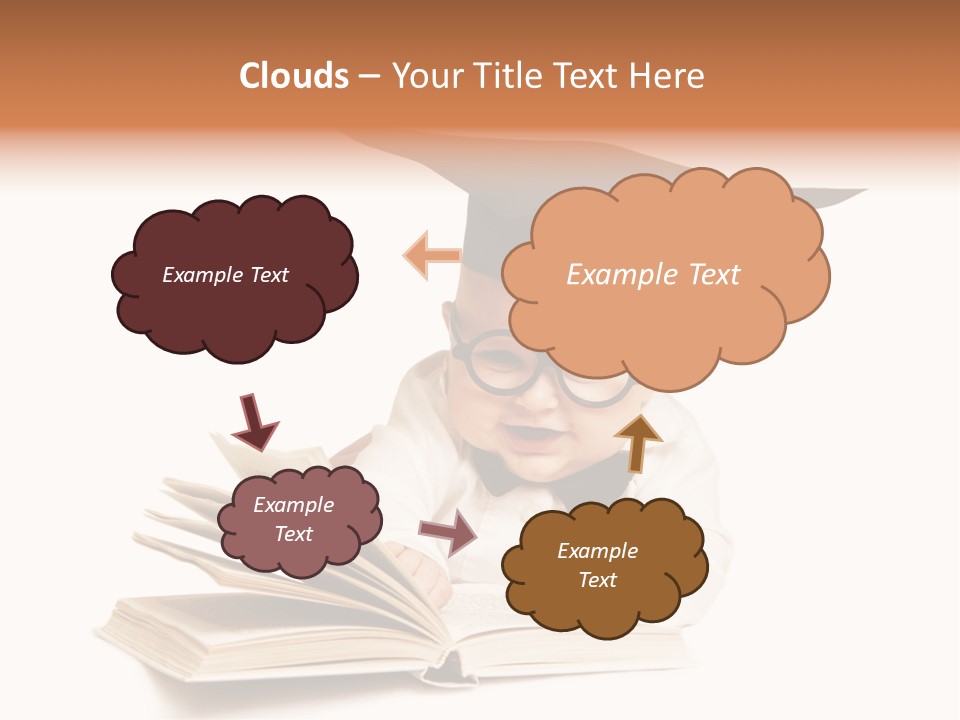 Book Intelligent Infant PowerPoint Template