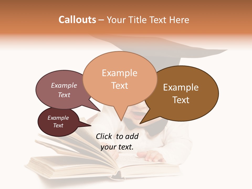 Book Intelligent Infant PowerPoint Template