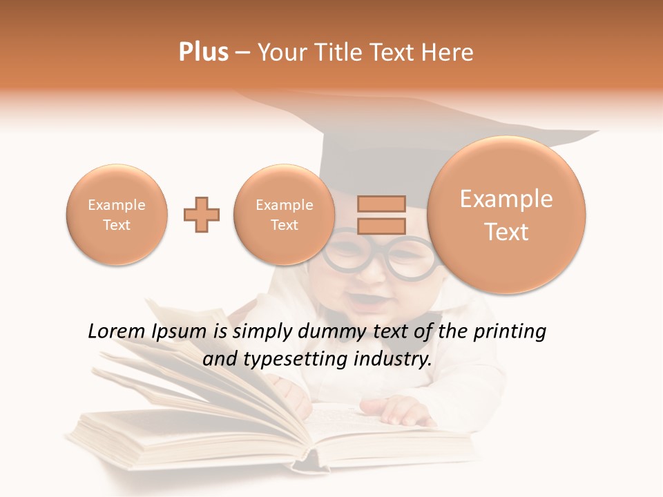 Book Intelligent Infant PowerPoint Template