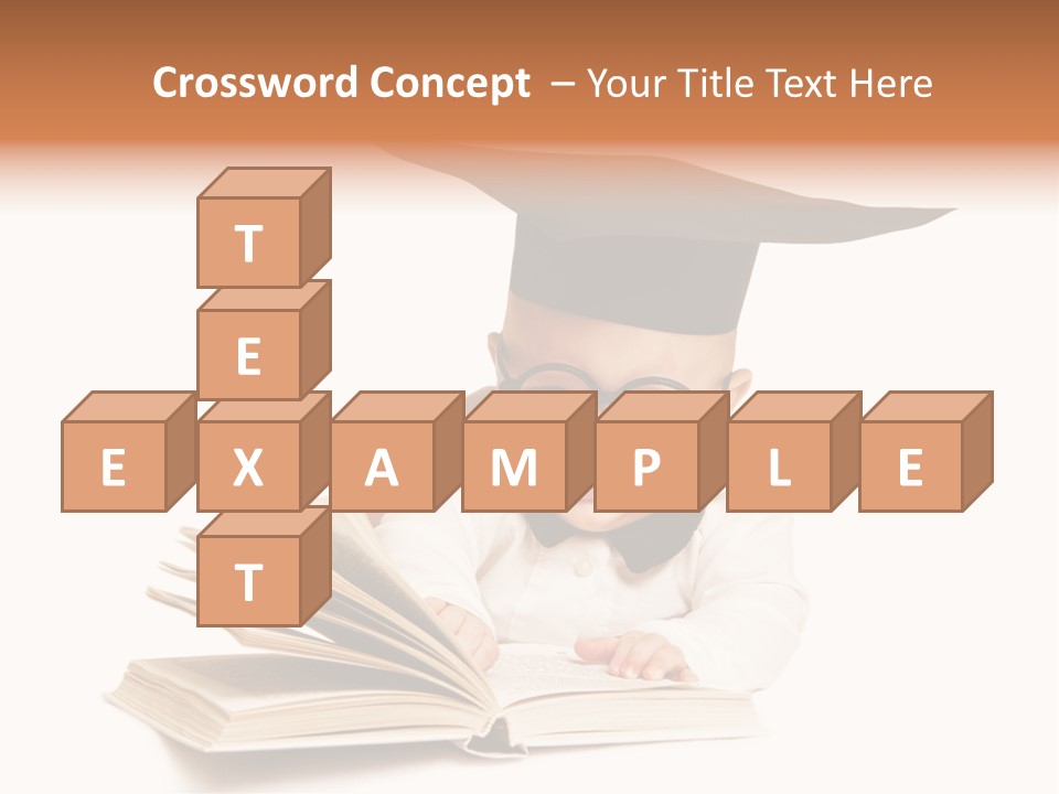 Book Intelligent Infant PowerPoint Template