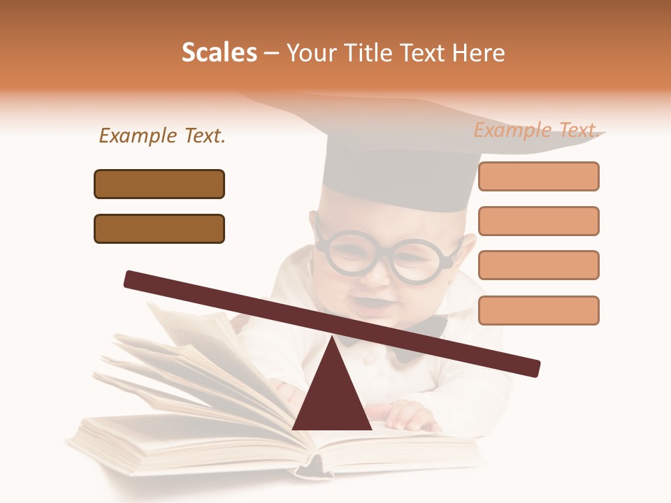 Book Intelligent Infant PowerPoint Template