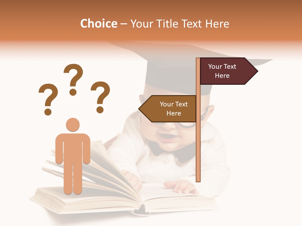 Book Intelligent Infant PowerPoint Template