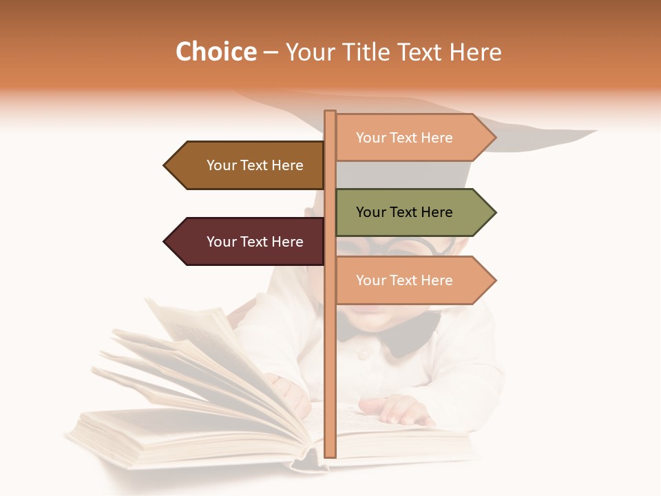 Book Intelligent Infant PowerPoint Template