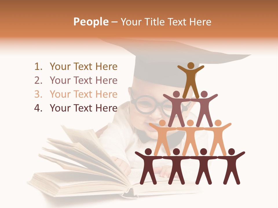 Book Intelligent Infant PowerPoint Template
