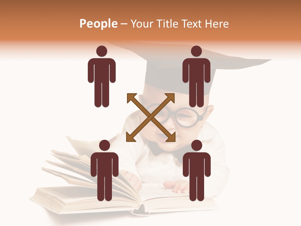 Book Intelligent Infant PowerPoint Template