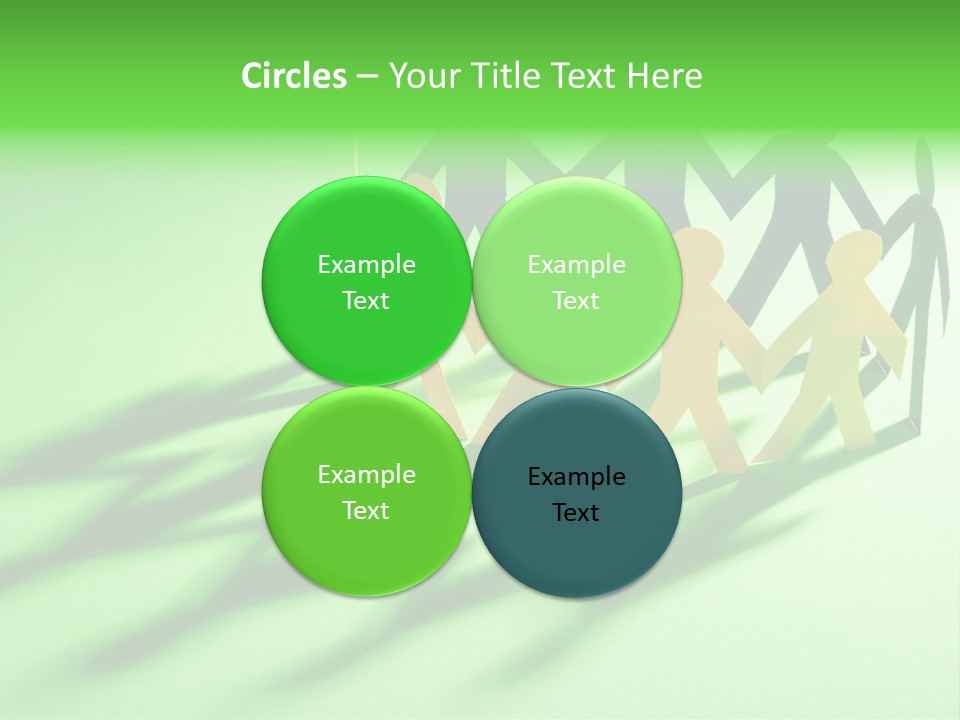 Business People Friendship PowerPoint Template