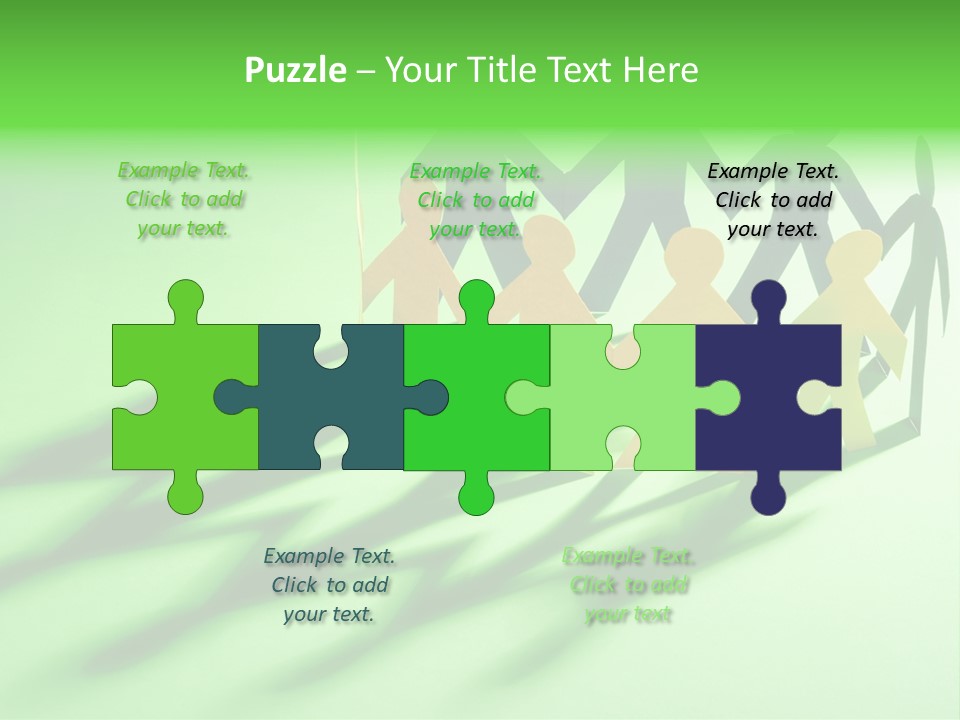 Business People Friendship PowerPoint Template