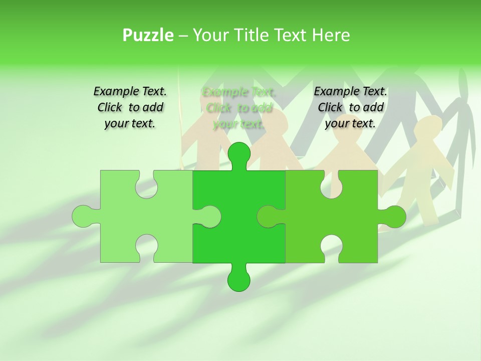 Business People Friendship PowerPoint Template