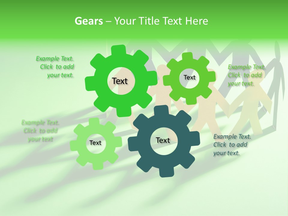 Business People Friendship PowerPoint Template