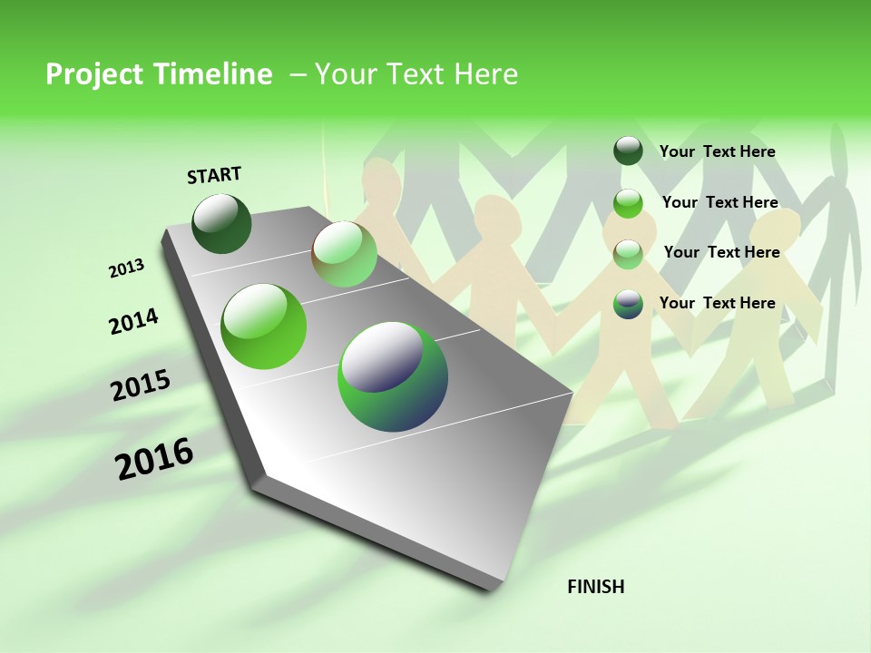 Business People Friendship PowerPoint Template