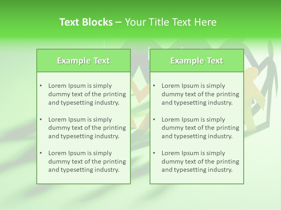 Business People Friendship PowerPoint Template