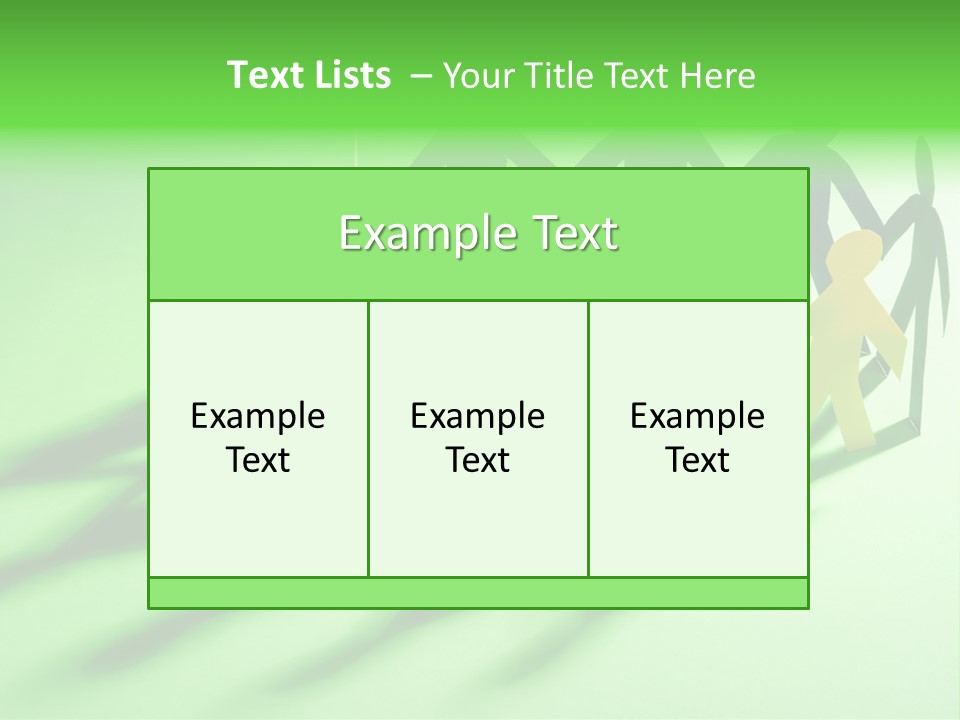 Business People Friendship PowerPoint Template