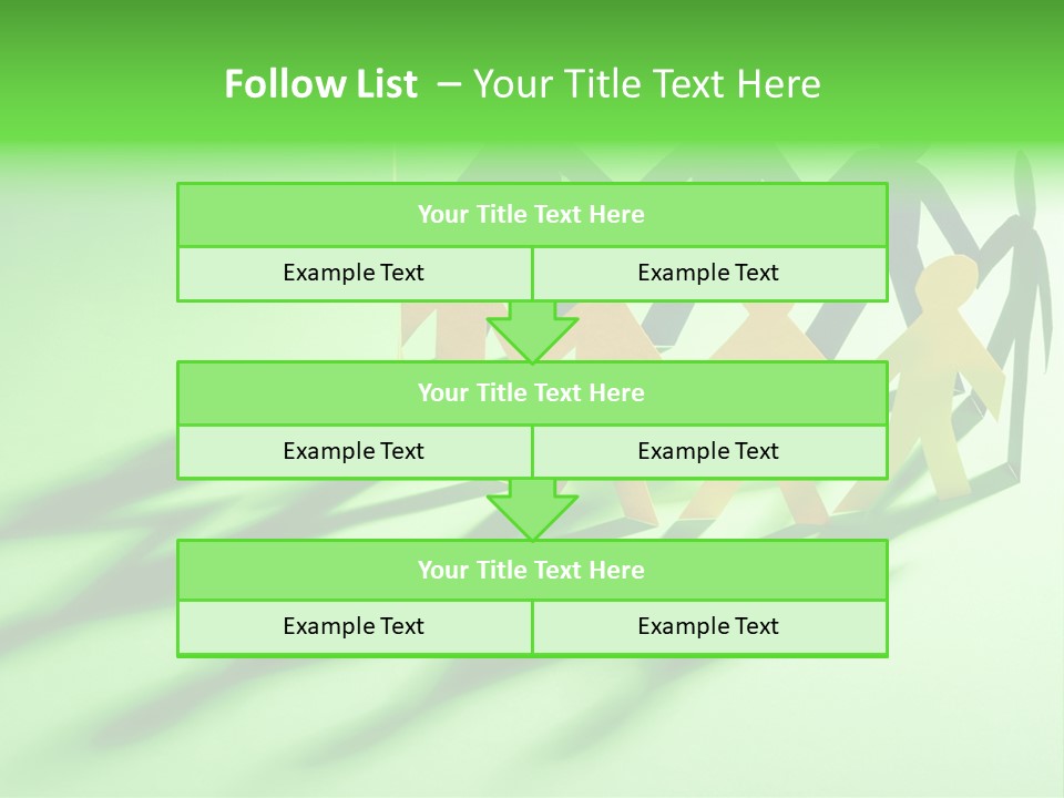Business People Friendship PowerPoint Template