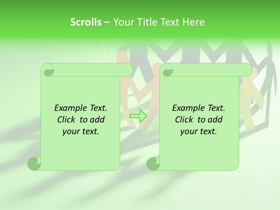 Business People Friendship PowerPoint Template