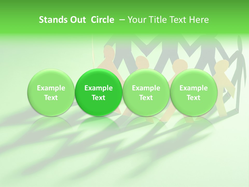 Business People Friendship PowerPoint Template