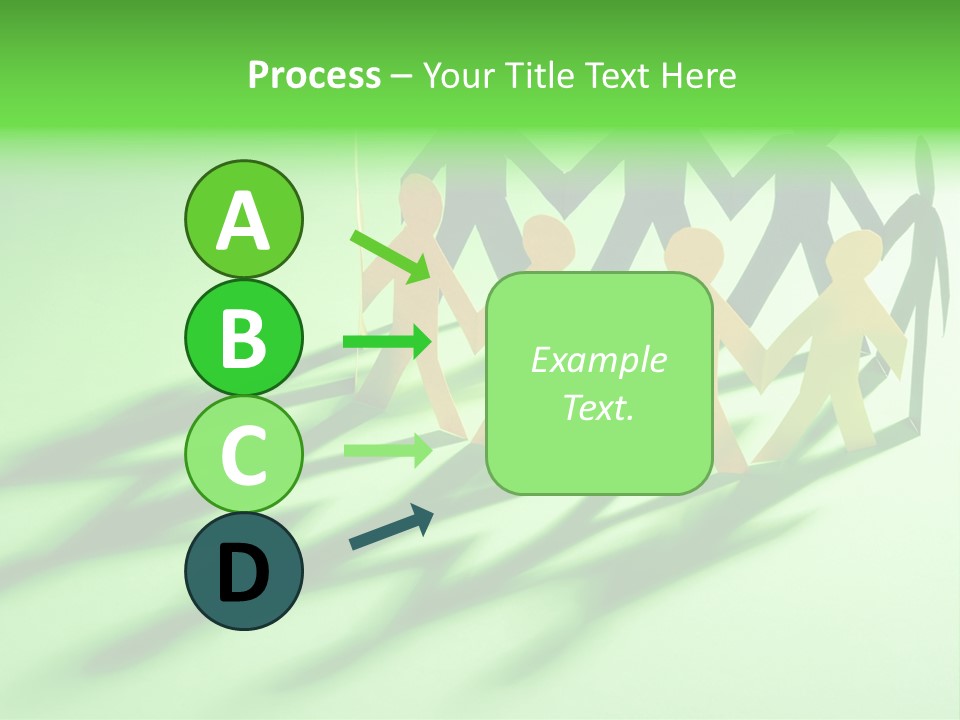 Business People Friendship PowerPoint Template