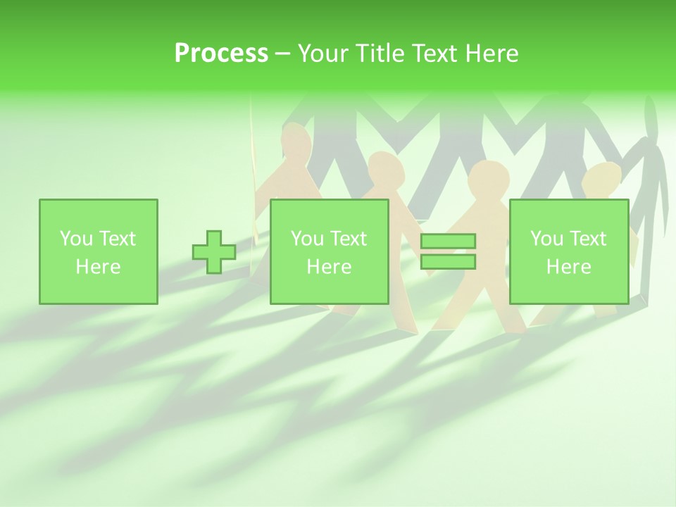 Business People Friendship PowerPoint Template