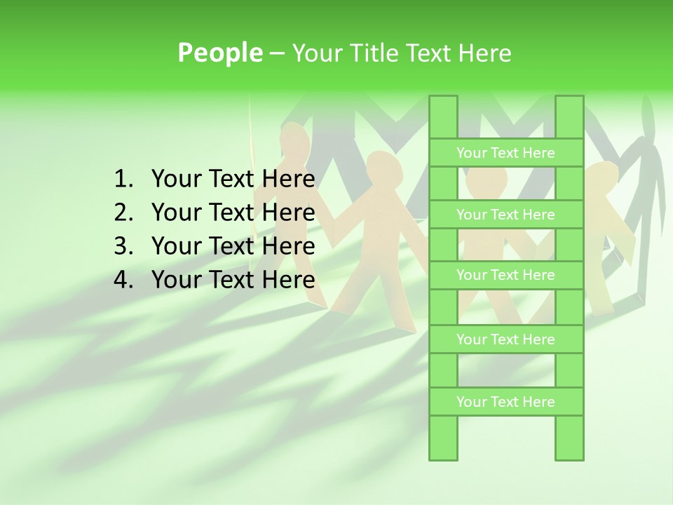 Business People Friendship PowerPoint Template