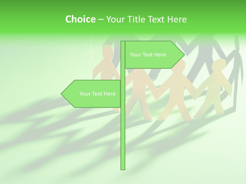 Business People Friendship PowerPoint Template