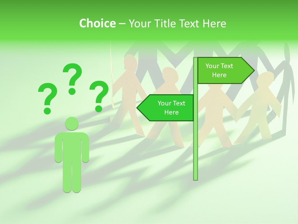 Business People Friendship PowerPoint Template