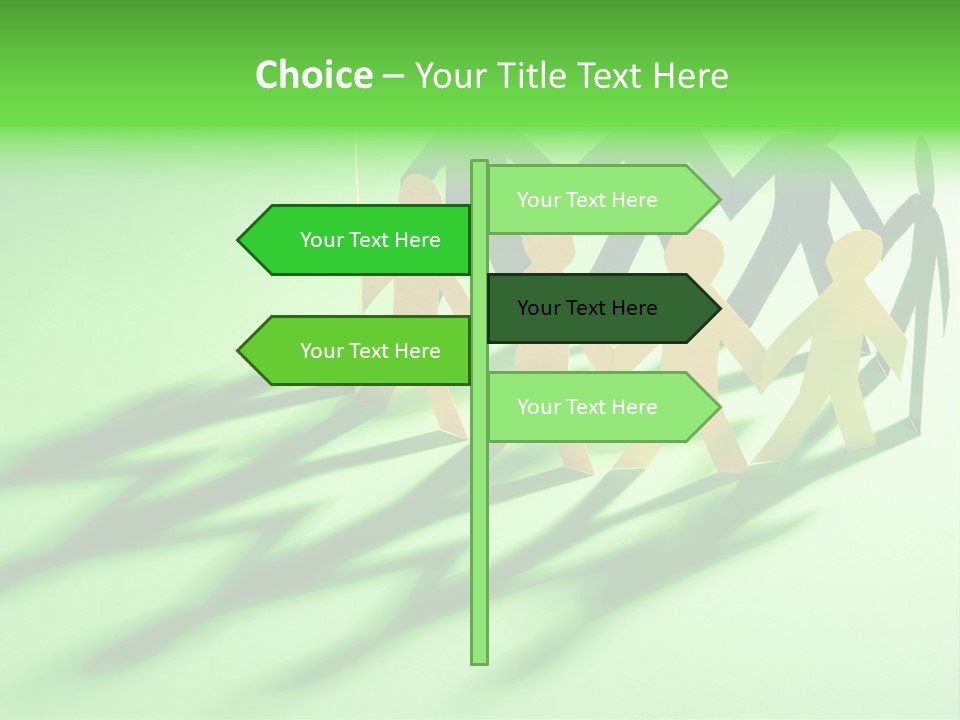 Business People Friendship PowerPoint Template