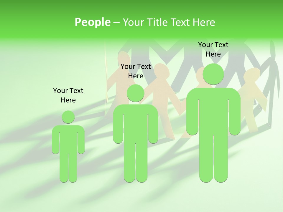 Business People Friendship PowerPoint Template