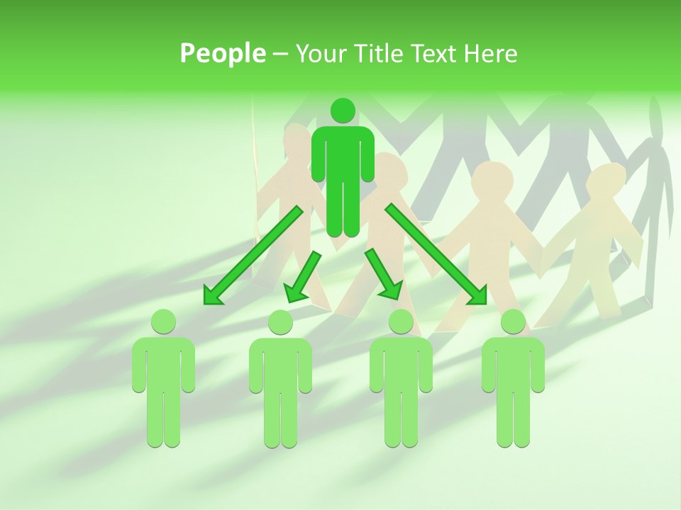 Business People Friendship PowerPoint Template