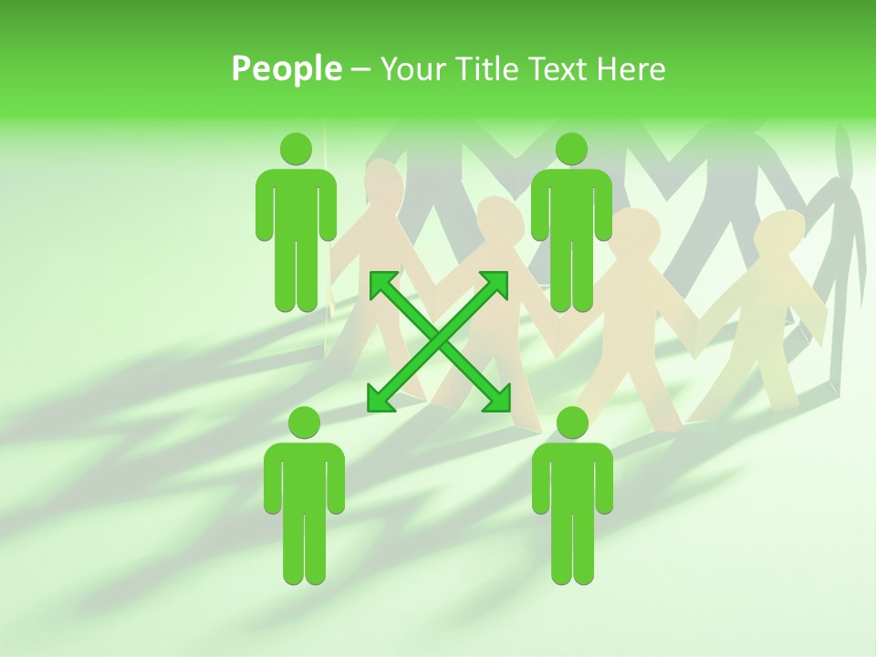 Business People Friendship PowerPoint Template