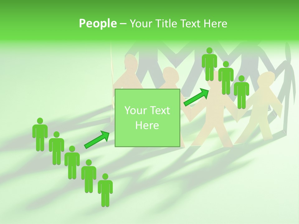 Business People Friendship PowerPoint Template