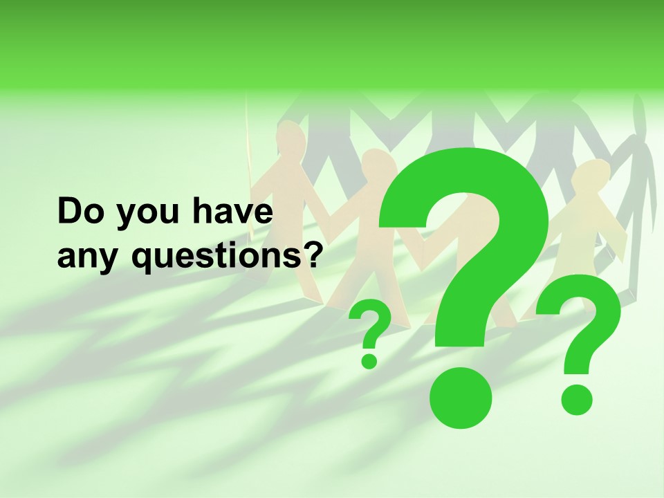 Business People Friendship PowerPoint Template