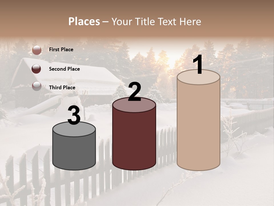 Beautiful Forest Warm Light PowerPoint Template