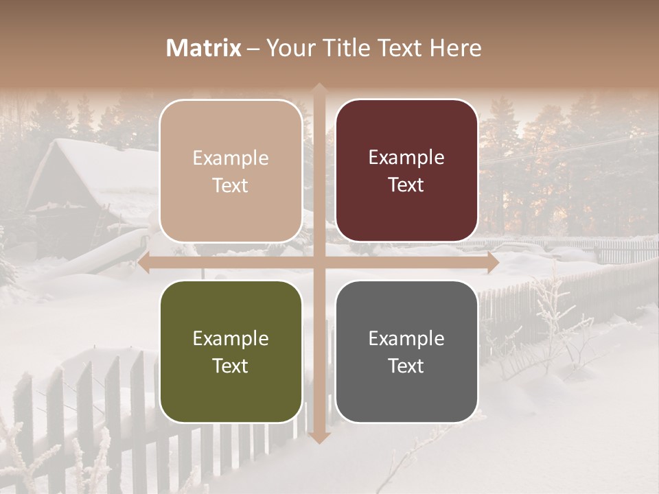 Beautiful Forest Warm Light PowerPoint Template