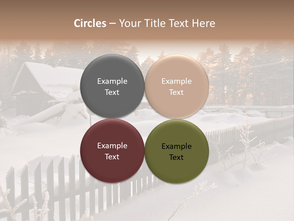 Beautiful Forest Warm Light PowerPoint Template