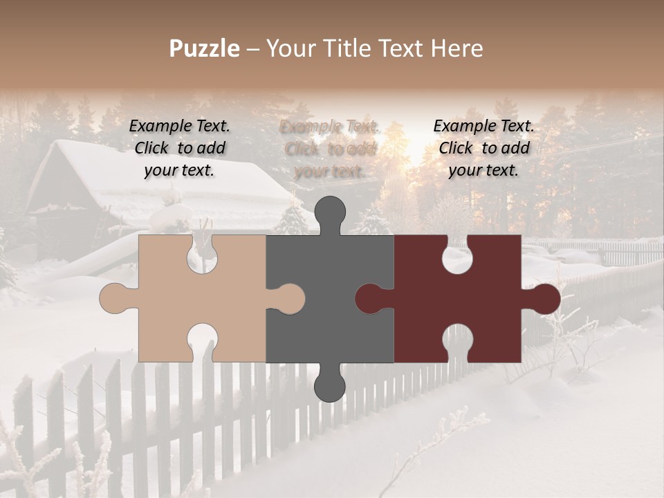 Beautiful Forest Warm Light PowerPoint Template