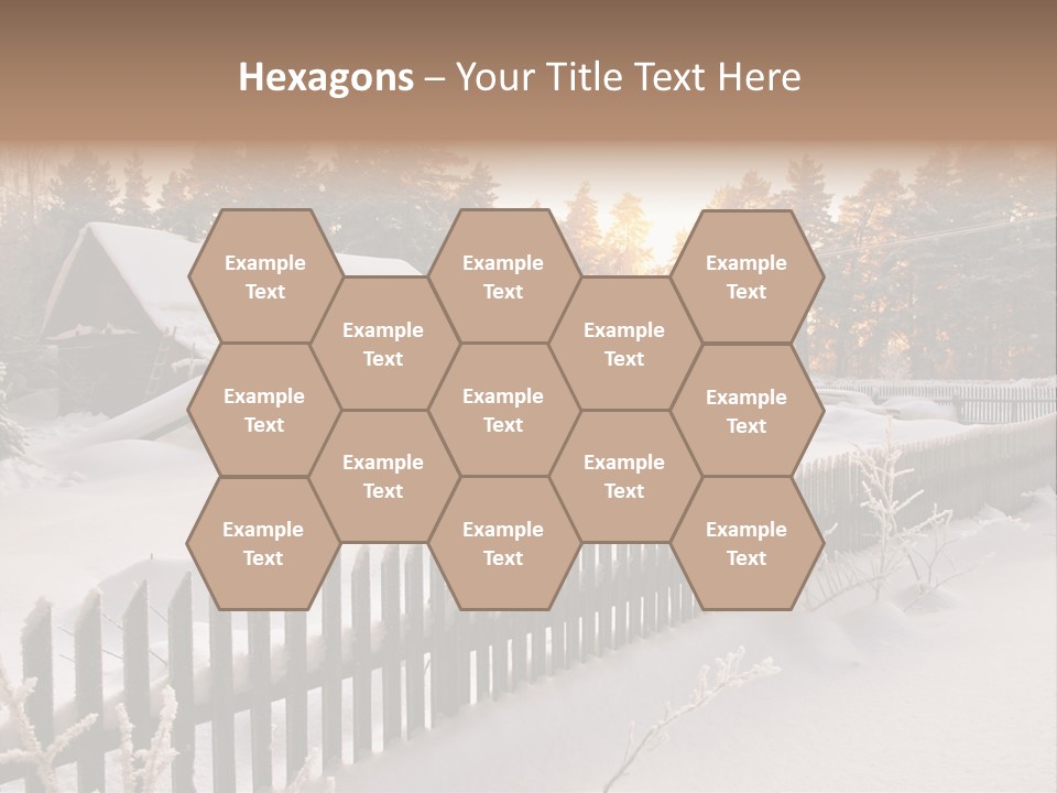 Beautiful Forest Warm Light PowerPoint Template