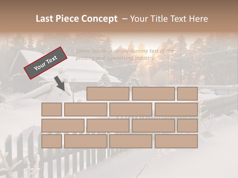 Beautiful Forest Warm Light PowerPoint Template